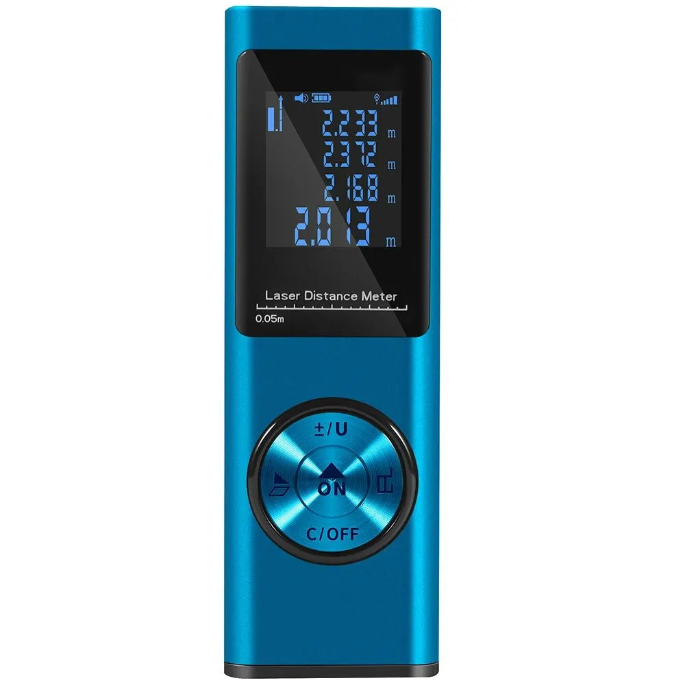 Mini Laser Rangefinder Laser Tape Measure Digital Laser Distance Meter Angle Measure Range Finder Portable Construction Tool