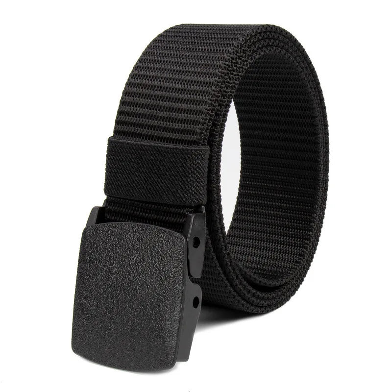 Men Women Jeans Belts 120cm With Buckle Adjustable Belt Metal Free Belts Outdoor Hunting Multifunctional Tactical Canvas Belt