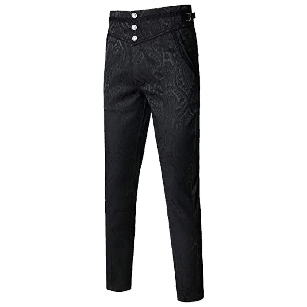 Pant Men's Pants Gothic Pants Regular Steampunk Victorian Pants Trousers Vintage Cosplay Costume Trousers New Stylish Comfy