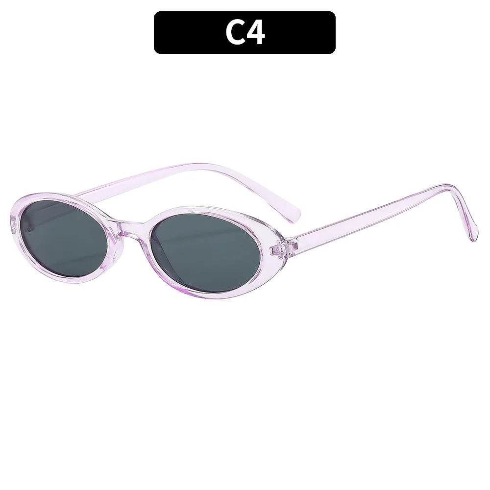 Polarized Small Oval Women's Myopia Sunglasses Women Frame Nearsighted Sun Glasses Uv400 Protection Eyewear