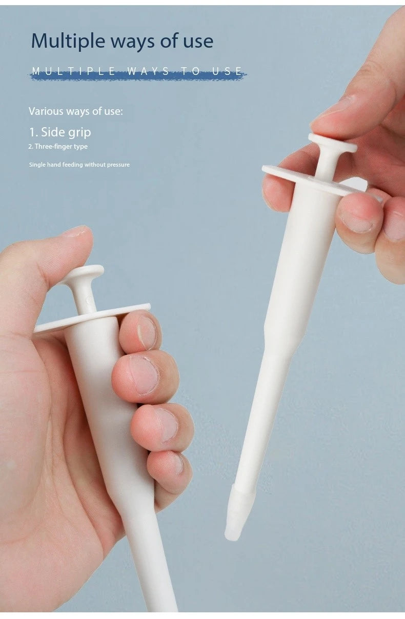 Pet Pill Syringe with Silicone Tip Side Grip Pet Pills Shooter Tablets Dispenser Popper Medical Feeding Tool for cats Dogs