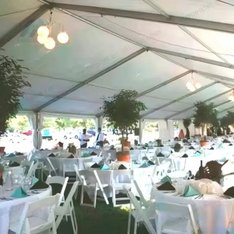 2026 New Popular Mobile Wedding Hall  for 500 People Outdoor Event Luxury Marquee Waterproof Fabric Tendas Para Eventos Em Geral