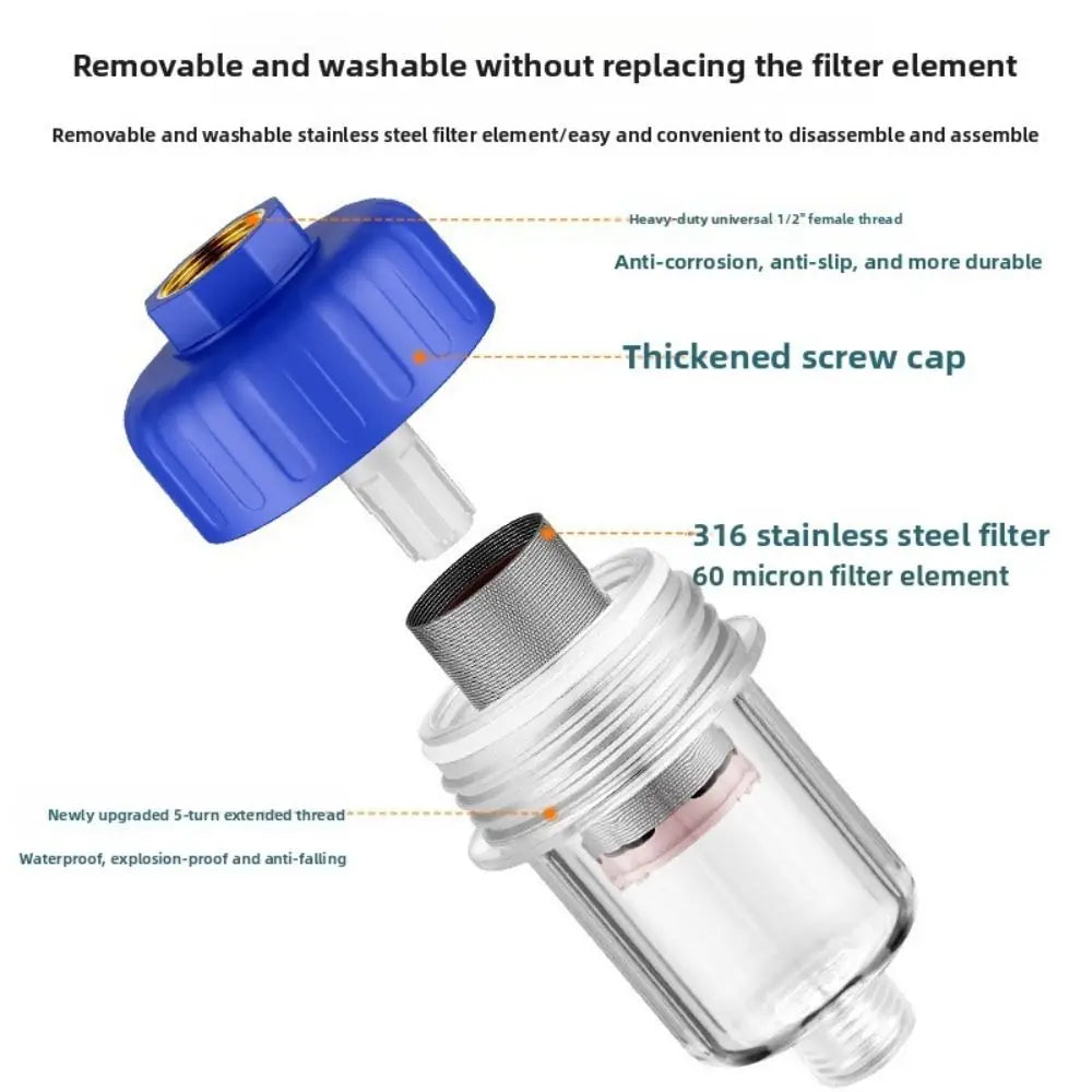Durable Anti-scaling Water Heater Filter Purifier Output Universal Prefilter Pre-filter Purifier Filter Household Use