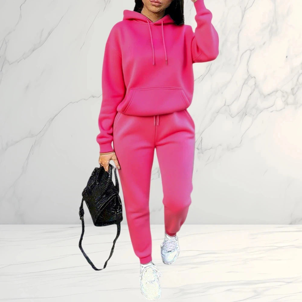 2026 Spring Autumn Women's Sets 2pcs Hoodies Pants Suit Sports Outfits Letter Print Aesthetic Clothes Ladies Tracksuit Pant Sets