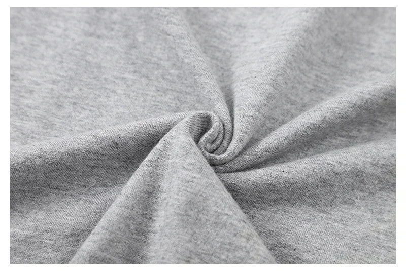 Focus Letter Minimalist Style 100% Cotton T-Shirt, Lightweight Round Neck Short Sleeve Tee, Perfect for Men & Women