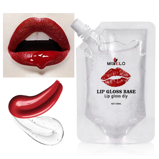 DIY Lip Gloss Base, Shimmering Lip Oil, Color, Clear Moisturizing Lip Gloss, Brightening, Naturally Plumping, Lip Gloss/Lipstick