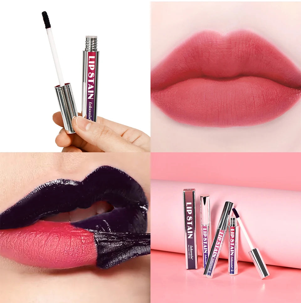 Matte Lip Tint Peel Off Lip Tints Stain Cosmetics Liquid Lipstick Lips Stick Free Shipping Makeup Ink Inks Gloss Pack Set