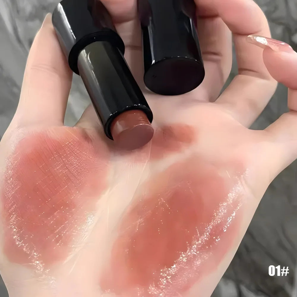 Glossy Mirror Lipstick – Red Brown Shade, Moisturizing, Waterproof, Long-Lasting, Unisex, Perfect for Holiday & Party Makeup
