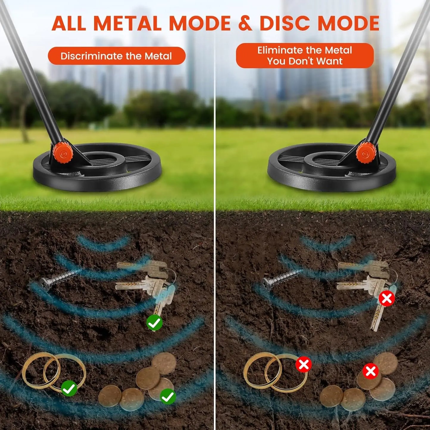 Metal Detector MD-1012 Underground Beach Treasure Hunter Detector Tool Gold Finder Metal Seeker Beginner Parents-Kids Gift