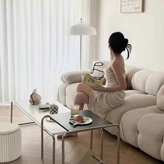 Living Room Sedentary Coffee Table Modern Design Metal Unique Coffee Table Advanced Sense Nordic Mesa Centro Home Furniture