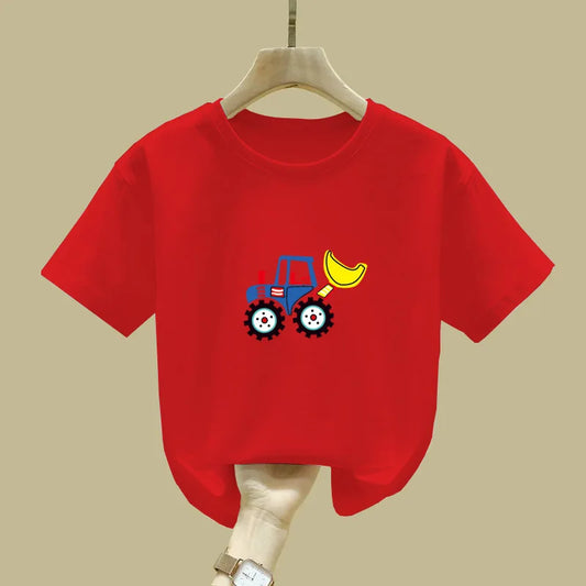 Baby Summer Tops, Cool Children's Wear, Boys' and Girls' Short-sleeved T-shirts for Summer