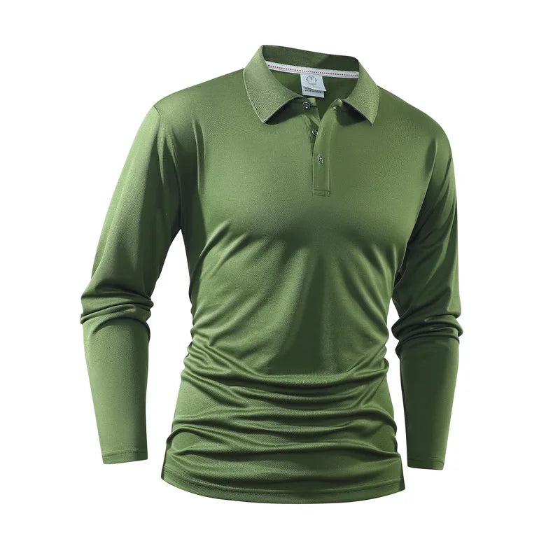 New Men's Loose Comfortable and Fashionable Polo Shirt Versatile in Spring Autumn Trends High-quality and Comfortable Top
