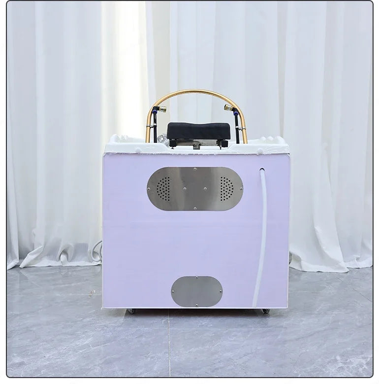 XinSheng Convenient Non Connecting Water Pipe With Water Storage Tank Head SPA Water Circulation Shampoo Basin Hair Wash Salon