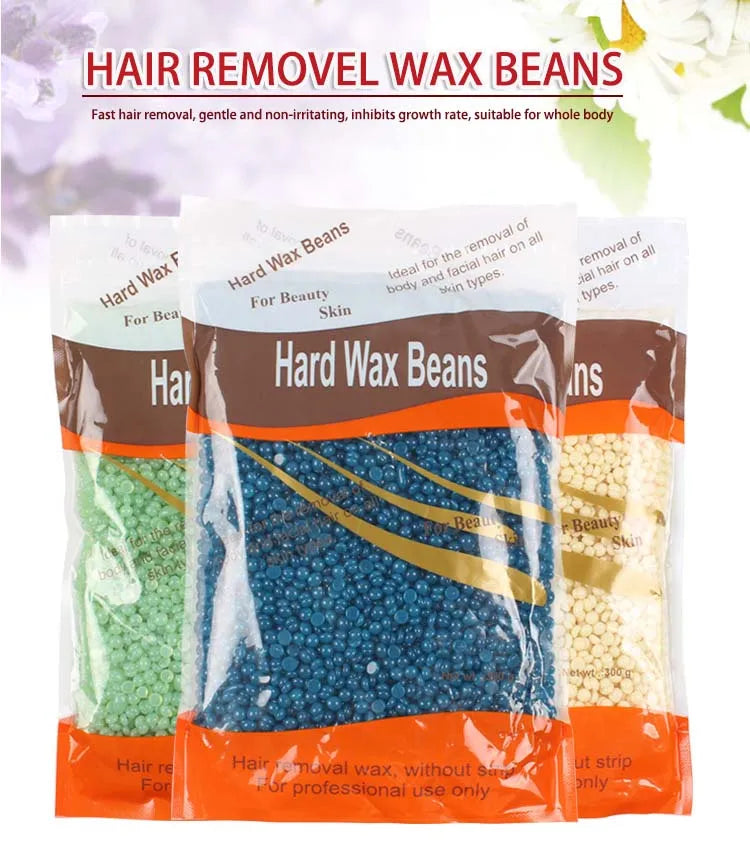 100g Wax Beans Hot Film Hard Wax Depilatory Hard Hair Removal Bean Waxing Bikini Face Legs Body Hair Removal Unisex
