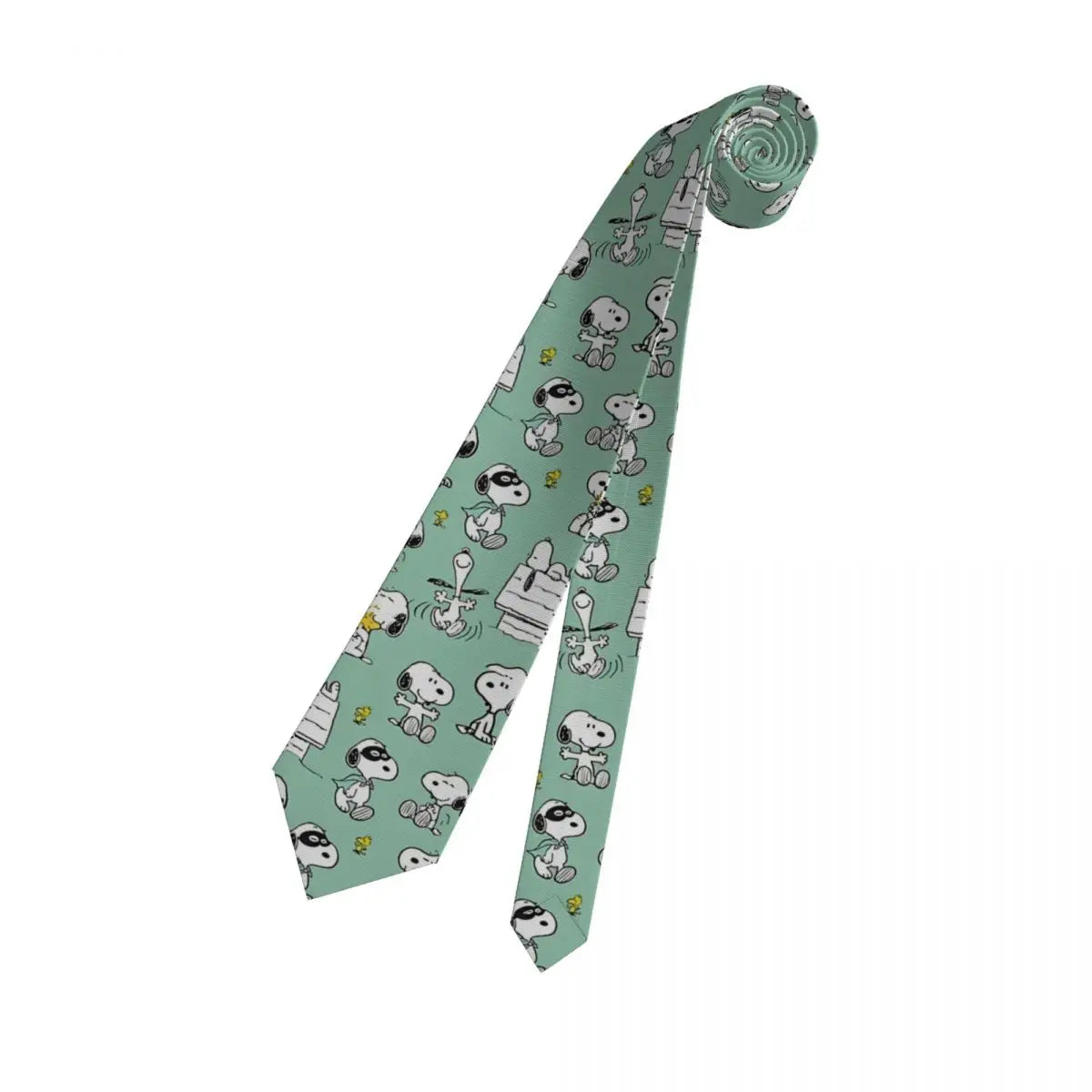 Personalized Fashion S-Snoopys Neckties Men Silk Cartoon Office Neck Tie