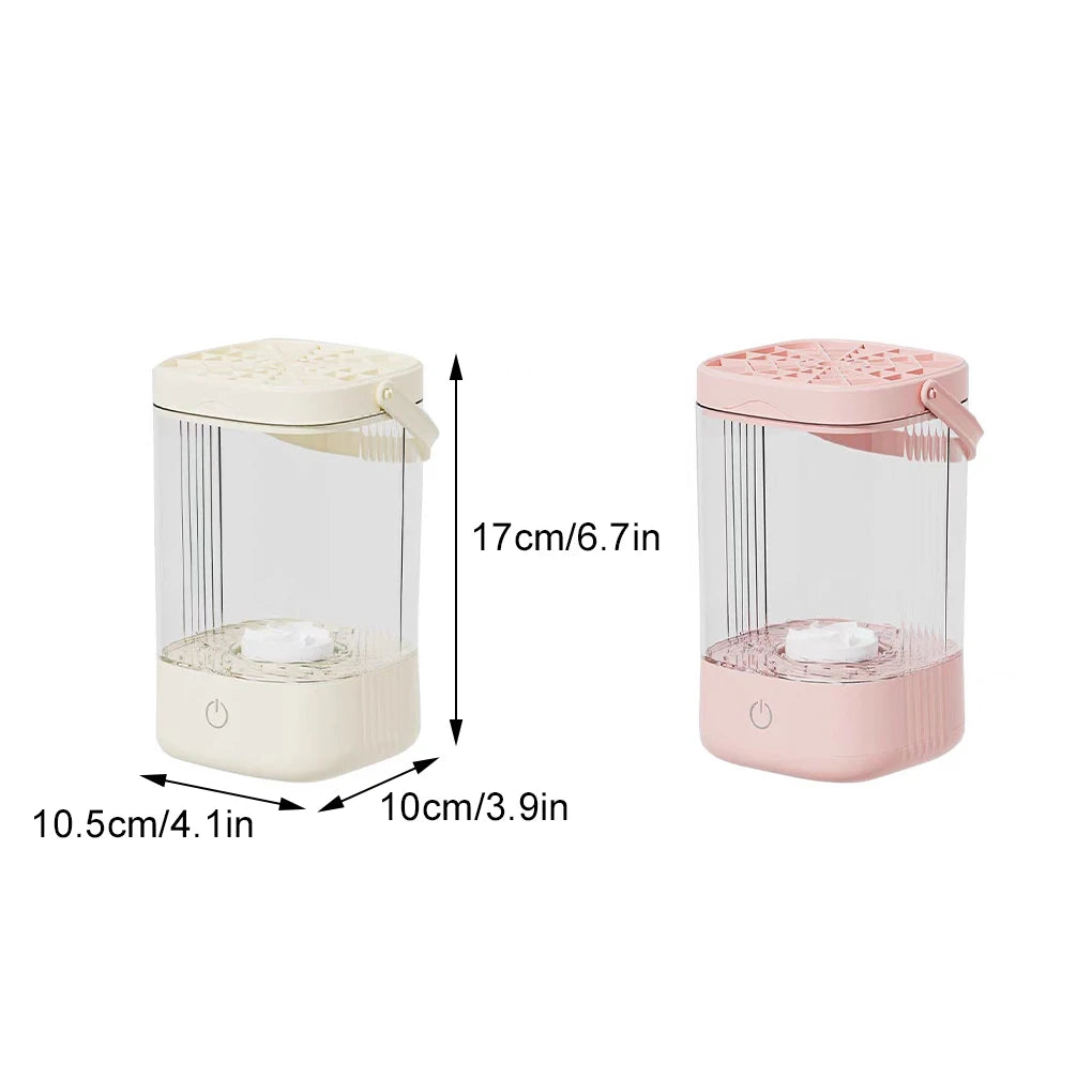 Portable Electric Makeup Brush Cleaner Electric USB Quick Cleaner Cleaning Brush Automatic Makeup Brush Cleaning Stand Device