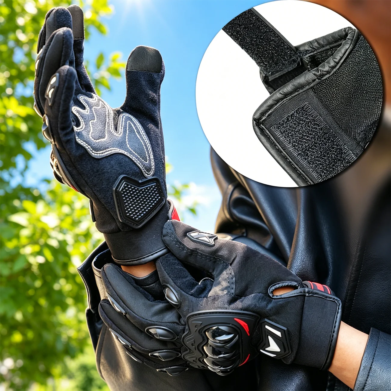 Outdoor Sports Gloves - Touchscreen-Friendly, Breathable, and Comfortable - Full-Fingered Off-Road Gloves for All Seasons