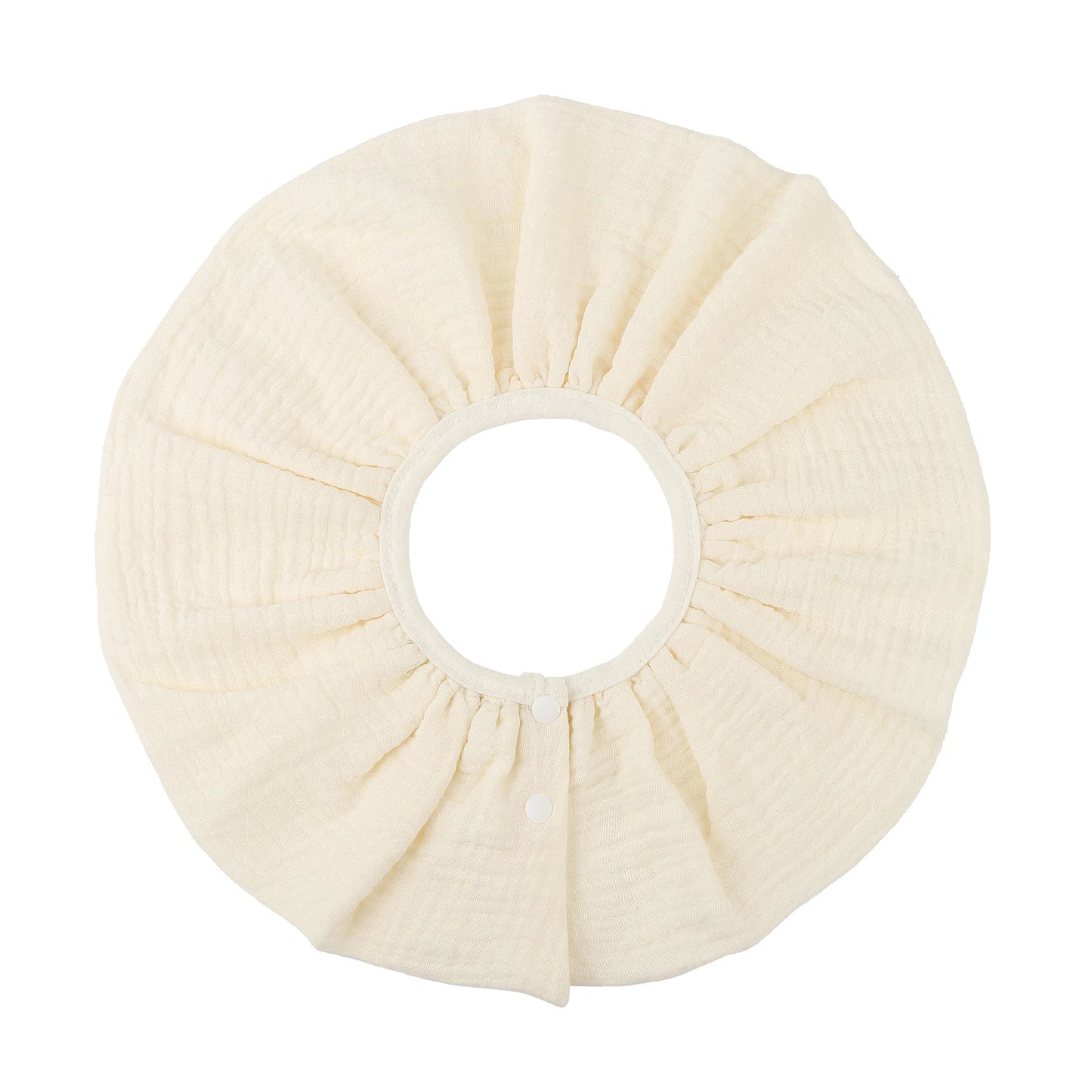 INSULAR Baby Bibs 100% Cotton Newborn Burp Cloths Skin-friendly Absorbent Infant Towel Breathable 360 Degree Gauze 4 Layer 0-1Y