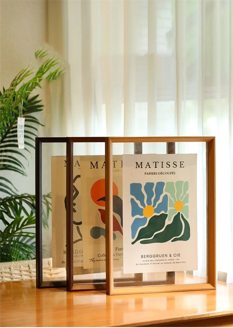 Picture Frames Made of Solid Wood and High Definition Acrylic Display Pictures Photos,Paintings,Posters Wall Mounting Desktop