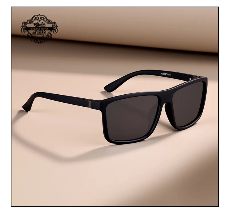 Classic Square Polarized Sunglasses Men Women Retro Black Sun Glasses Male Female Fashion Summer Anti Glare Driving Shades UV400