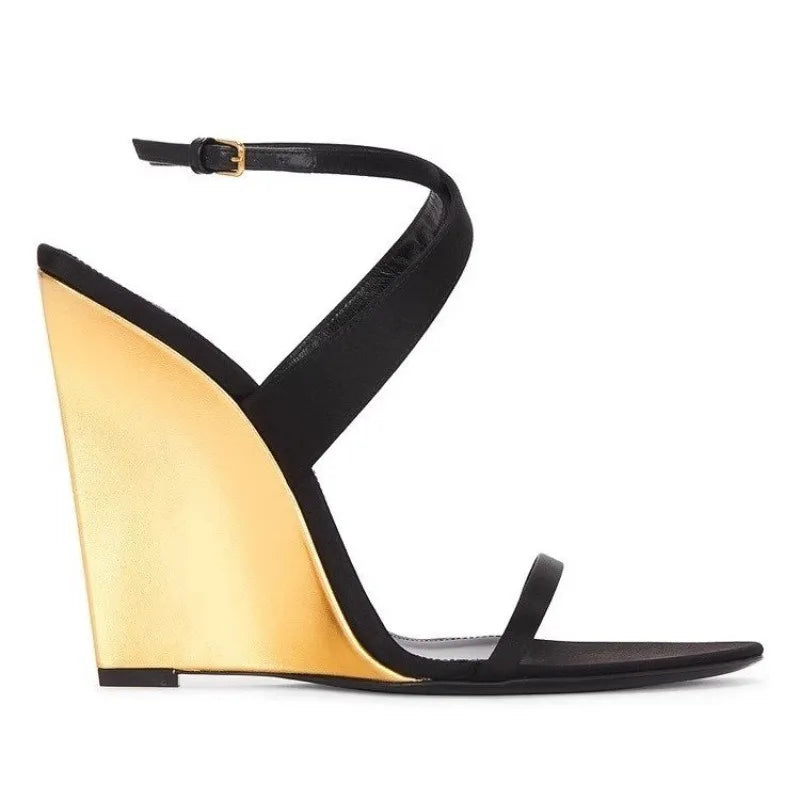 Fashion Women Shoes Sandals Summer Wedge Sandals Women Anti-slip Platform Sandals Slide Elegant Footwear Women Heels Female