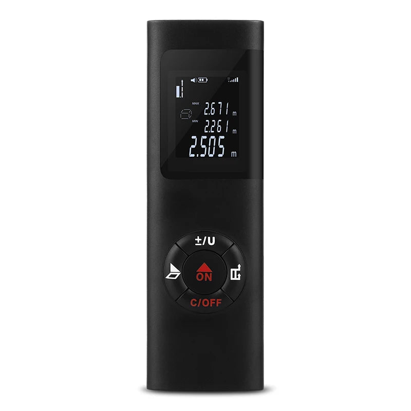 40M Laser Distance Meter Portable Rangefinder USB Charging Laser Trena Measure Tools Digital Rangefinder With Angle Measure