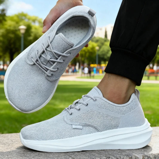 Wide Toe Barefoot Shoes for Men Breathable Non-slip Minimalist Walking Shoes 2025 Fashion Unisex Outdoor Platform Sneakers Women