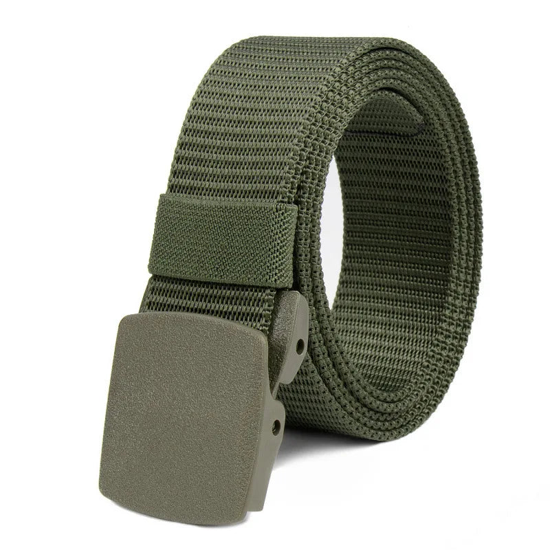 Men Women Jeans Belts 120cm With Buckle Adjustable Belt Metal Free Belts Outdoor Hunting Multifunctional Tactical Canvas Belt
