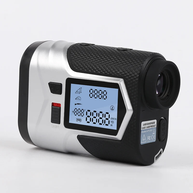 Rechargeable 1200m 650m with Slope Adjusted Flag-Lock Vibration Laser Distance Meter Telescope Golf Laser Rangefinder