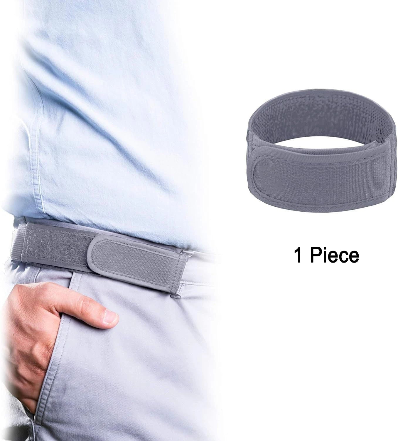 Buckle Free Waist Belts for Men Women Ultra-soft Elastic Comfort Design Stylish No Buckle Belt Fashion Unisex Comfort Waistband