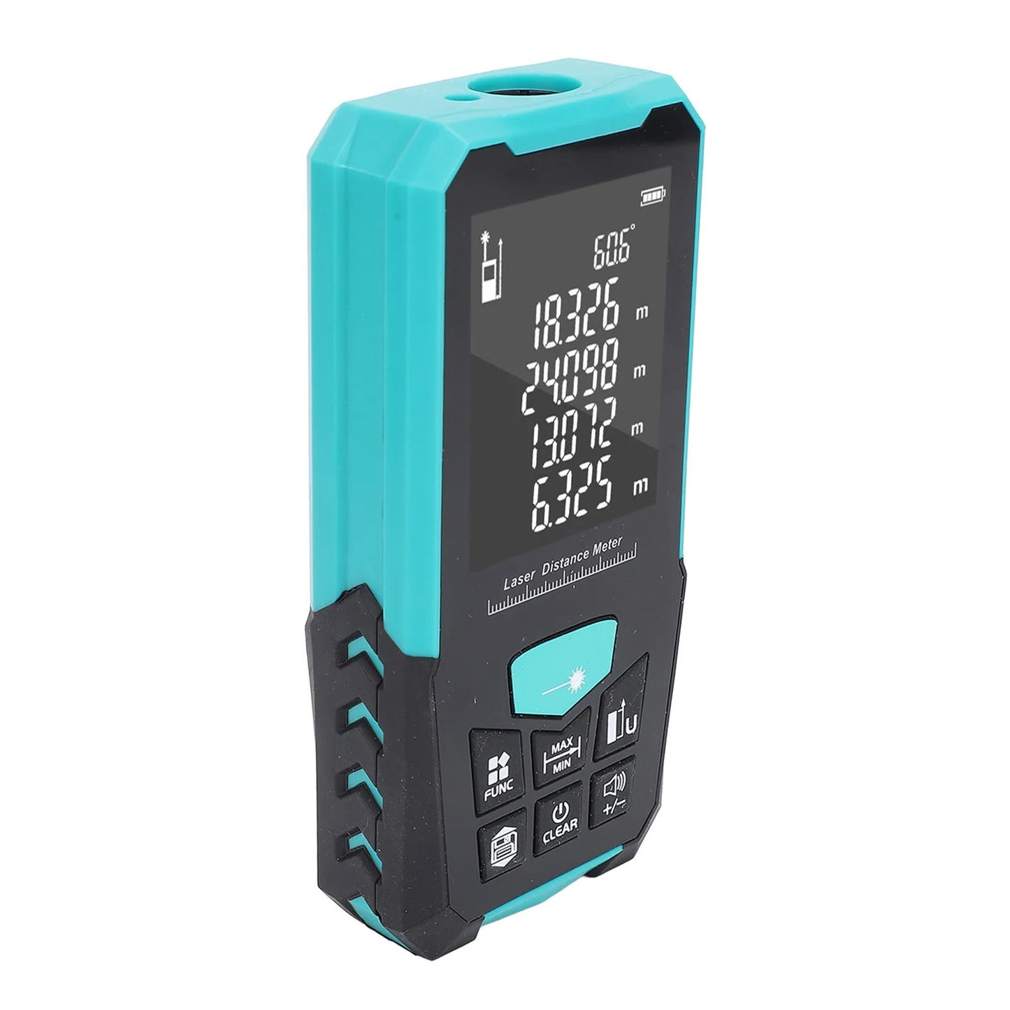 Distance Measure Large Backlit Display Meter 50M Compact Measurement Tool Device USB Rechargeable Voice Broadcast Distance Meter
