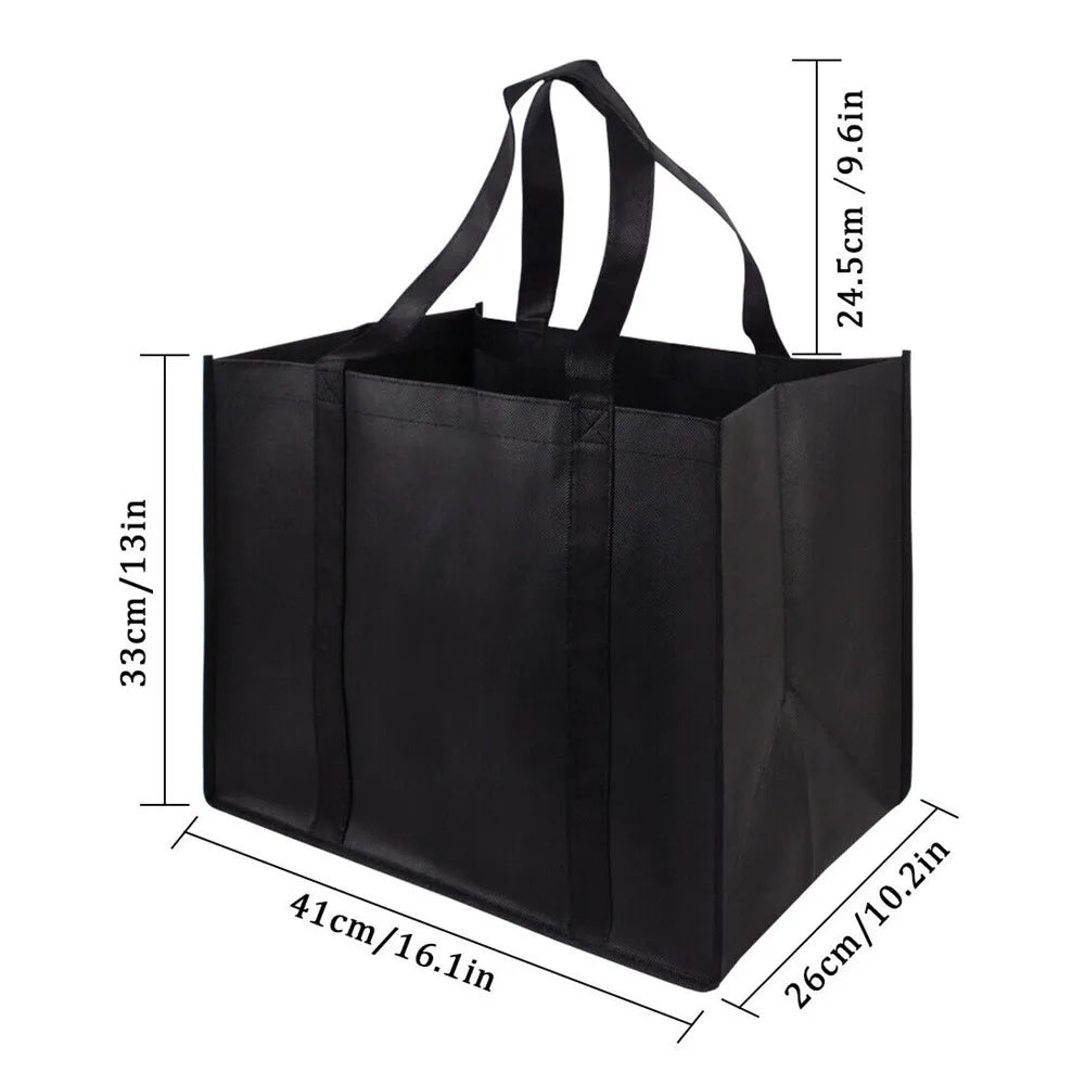 Reusable Shopping Bags For Women Portable Foldable Eco-Friendly Grocery Heavy Duty Handbag Simple Large Capacity Tote Bag