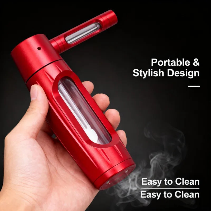 Premium Quality Portable Shisha Hookah Set - Complete with Chicha Tobacco Bowl, Essential Smoking Water Pipe Gadgets for Men
