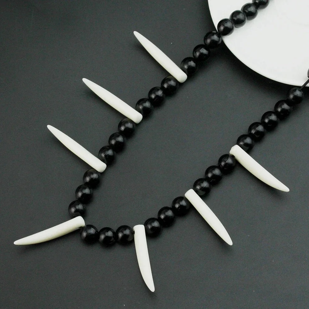 Anime Inuyasha Necklace Word Spirit Rosary Black Beaded Necklace Bangle Logo Pendant  Jewelry Gift