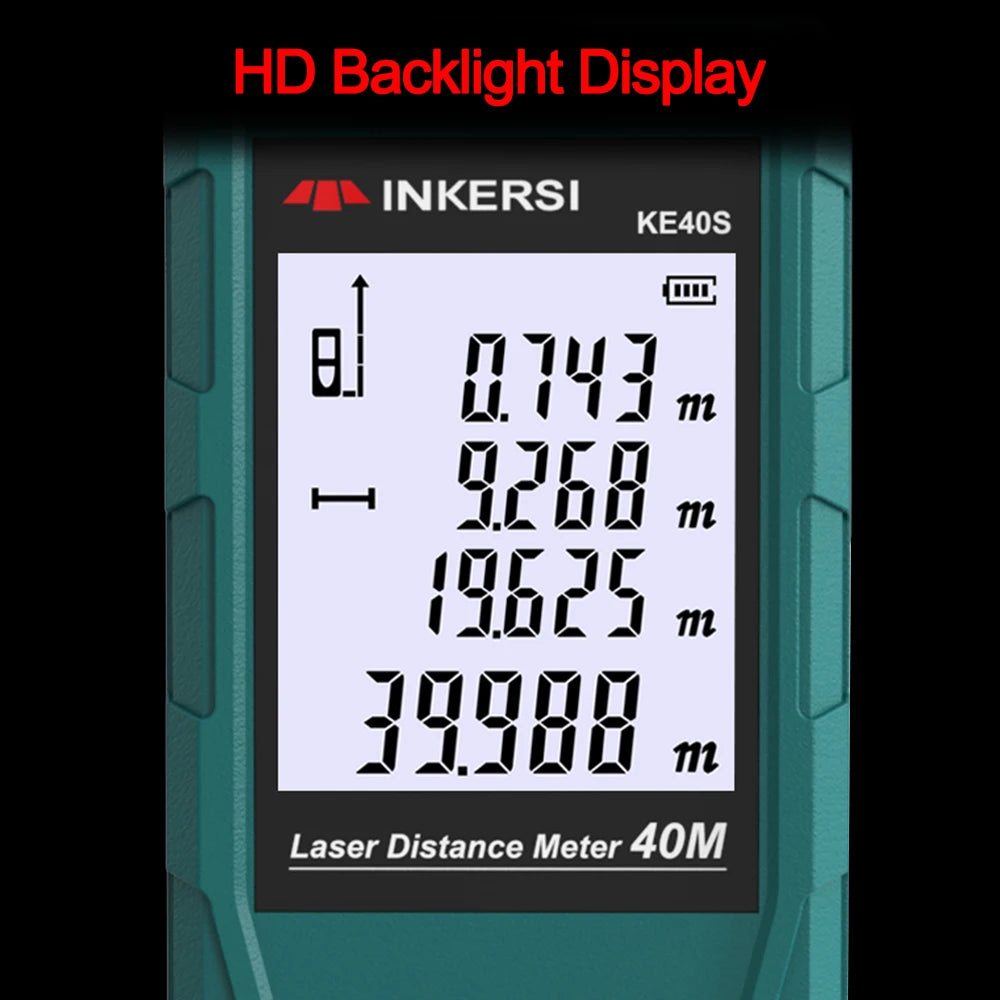 Laser Distance Meter Digital Rangefinder Roulette Trena Measuring Tape Construction Tool Laser Tape Measure Range Finder