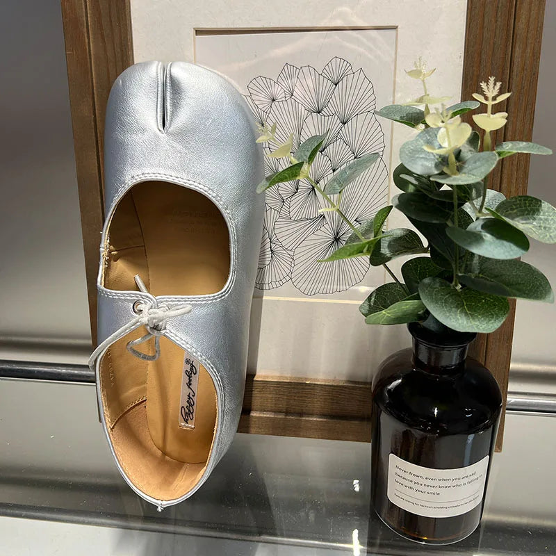 new Footwear Butterfly-Knot Ladies Flats Slip On Shoes Casual Female Soft Fashion Strange Toe Women Flats With Shoes