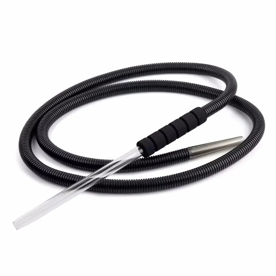 Disposable Hookah Hoses Glass Handle Mouth Tips Glass Pipe for Smoke Shisha Lounge Chicha High Quality Accessories