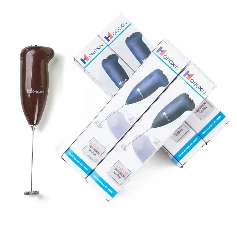 Handheld Electric Milk Frother Portable Blender Mini Coffee Maker Egg Beater Chocolate Cappuccino Whisk Cooking Tool