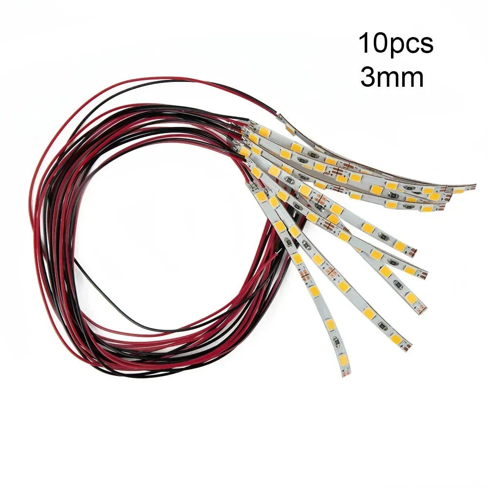 LED Light Strip Self-adhesive Part Warm/White AC/DC Accessories Building Flexible For Railway Layout Lamps Model