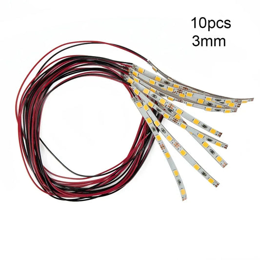 LED Light Strip Self-adhesive Part Warm/White AC/DC Accessories Building Flexible For Railway Layout Lamps Model