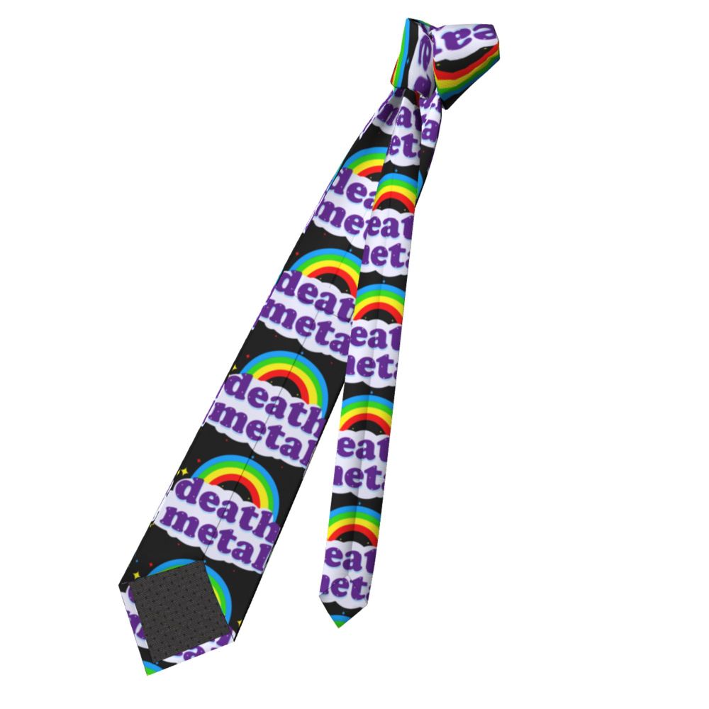 Slipknots Neckties Men's Customized Silk Heavy Metal Rock Music Gift Neck Tie for Office