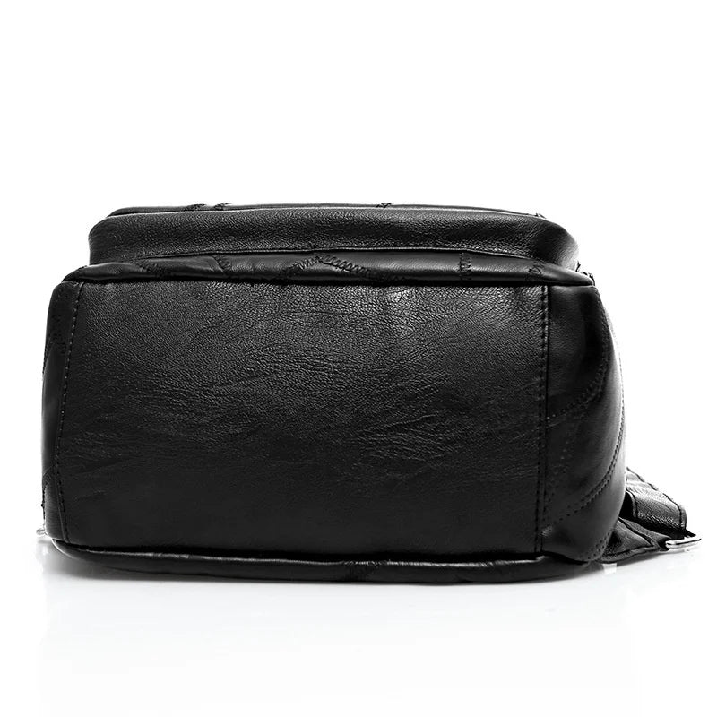 Women's Designer Backpack Casual Shoulder Bags For Women High Quality Leather Backpacks Female School Bags For Teenage Girls Sac