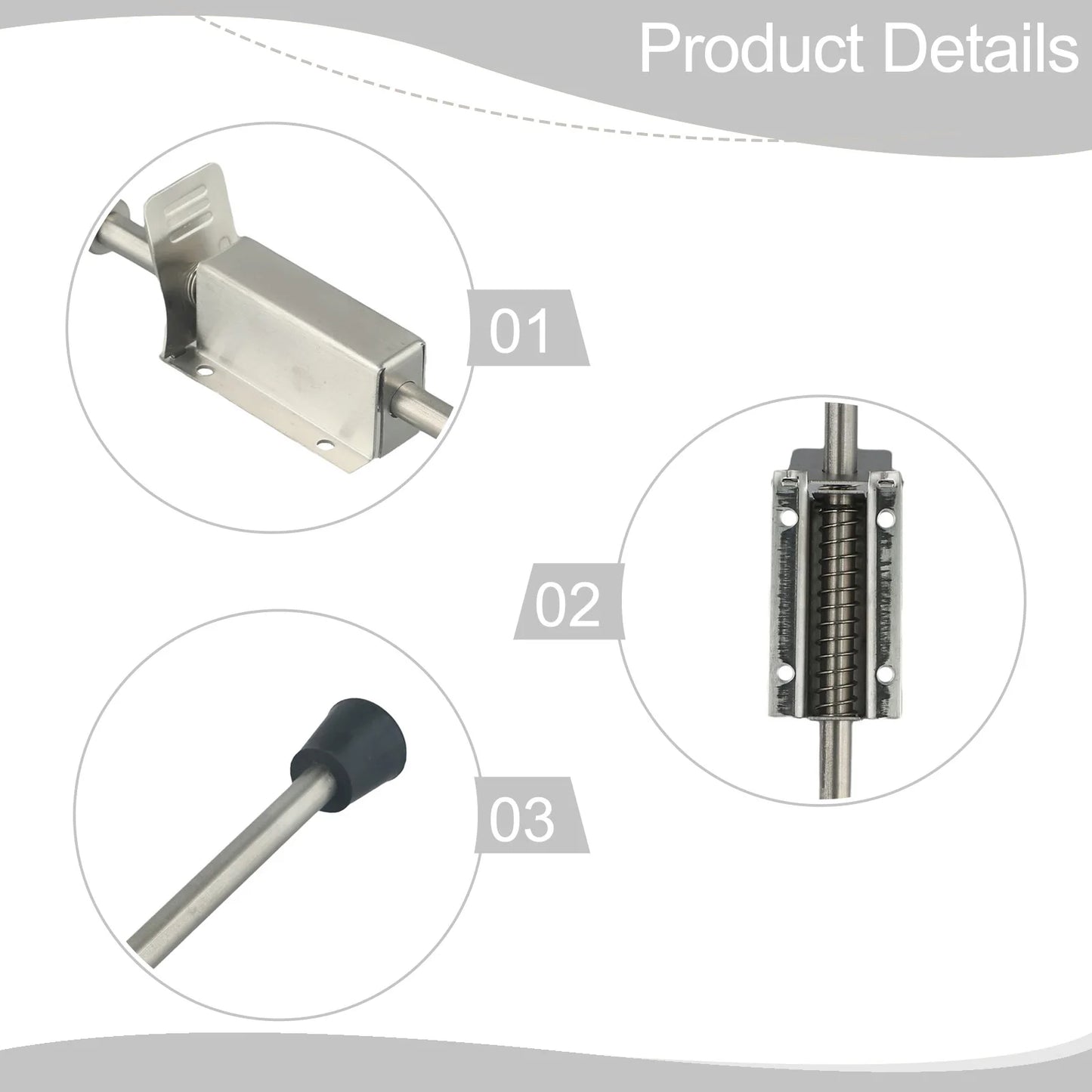 Home Foot Pedal Door Stopper Door Top Stopper Durability Easy Use Foot-operated Design Garage Door Positioning