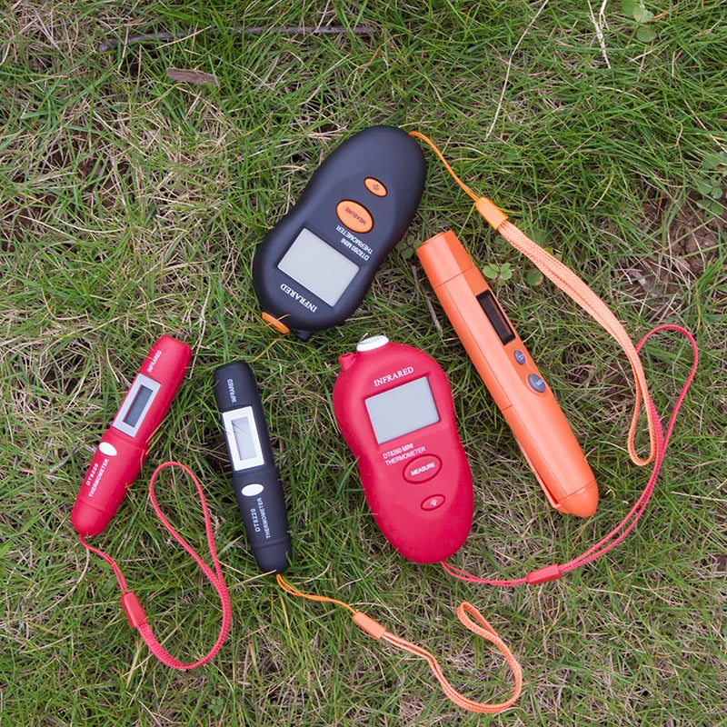 Mini Infrared Thermometer Pen Type Non-contact Pyrometer -50~220℃ Laser Temperature Sensor LCD outdoor Home Digital Thermometer