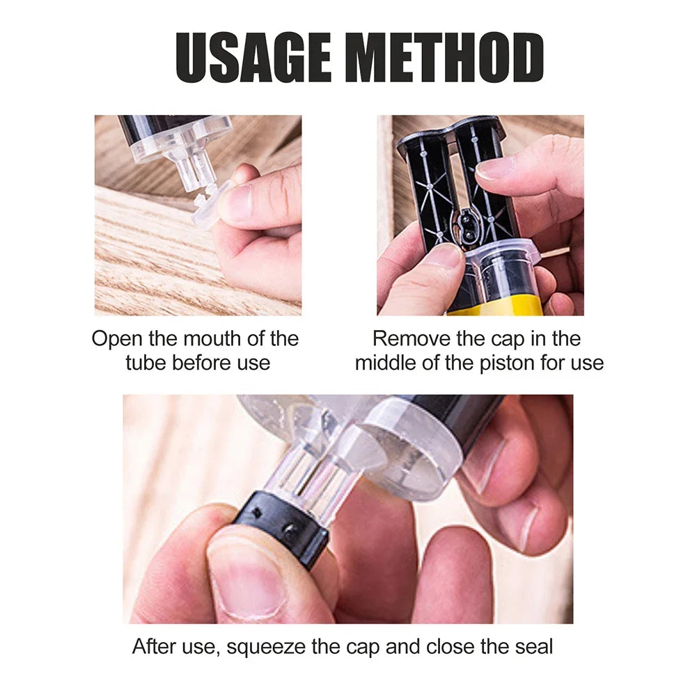3/2/1PCS 25ML Epoxy Resin AB Glue Plastic Wood Strong Quick-drying Adhesive Glue Waterproof Home Strong Repair Glue Super Liquid
