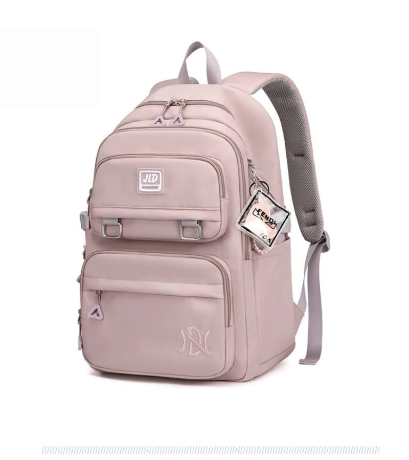 School Bag for Students Large Capacity Secondary School Pupils Backpack Lightweight Reduces Burden and Stress