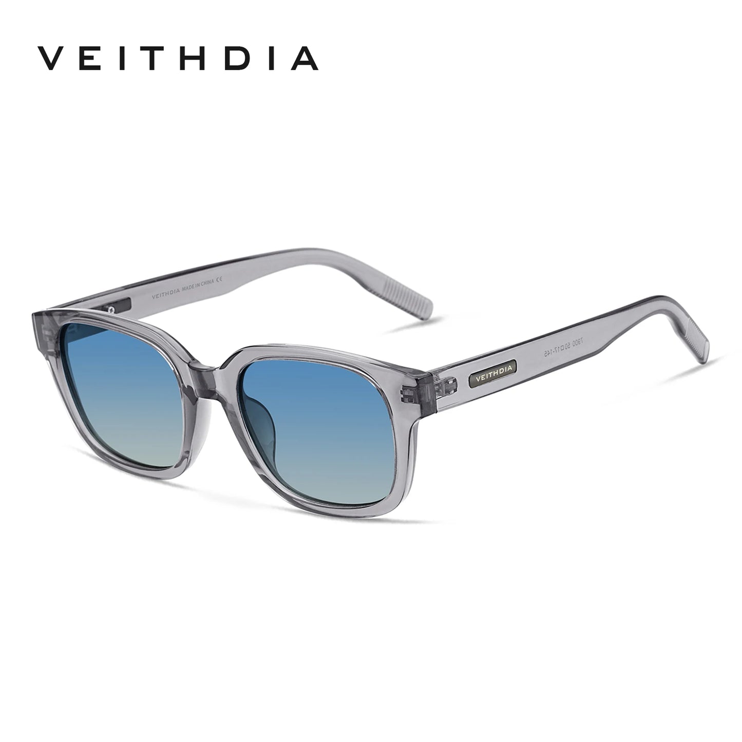 VEITHDIA Polarized Fashion Classic Sunglasses Photochromic Gradient UV400 Protection Outdoor Sun Glasses for Men And Women 7900