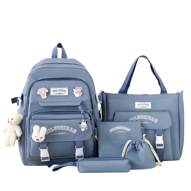 Backpacks Tuition Bag Pencil Case Crossbody Bag High Capacity School Bags 2024 Hot Sale for Girls and Boys Mochilas Escolares