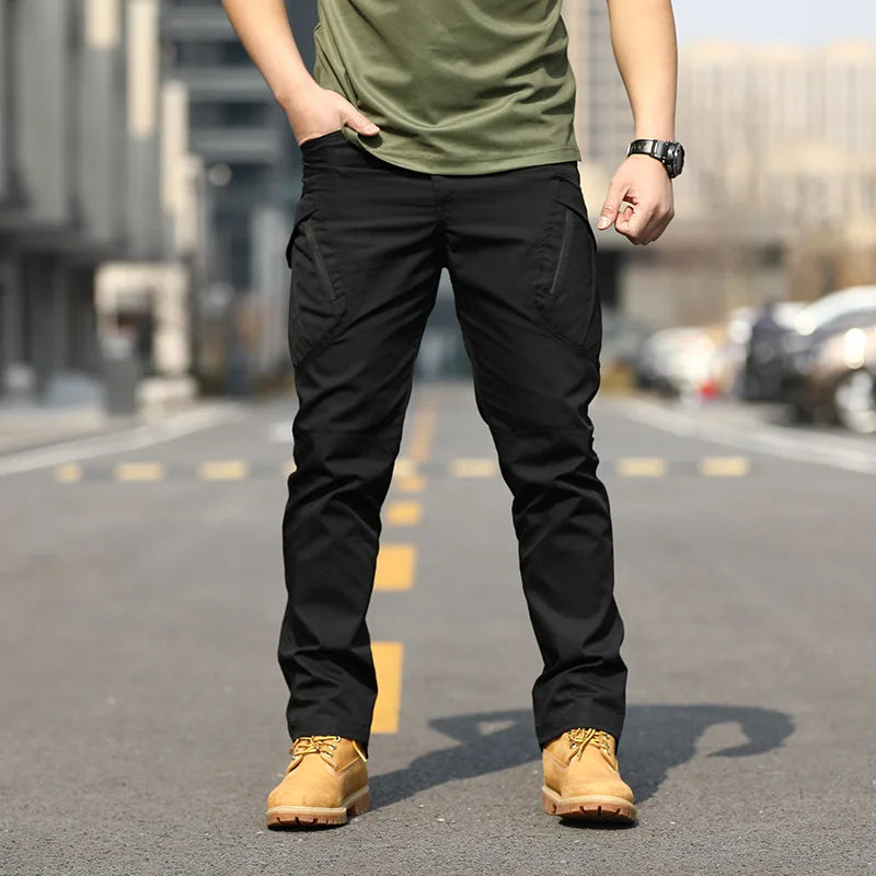 New Men's Spring and Autumn Comfortable Breathable Durable Waterproof Outdoor Sports and Leisure Classic Work Pants