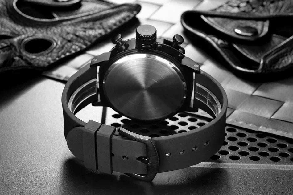 Automatic Watches for Men Mechanical Self Wind Rubber Boat Case Orange Blue Yellow Grey Fashion U Left Hand Reloj Hombre Baratos